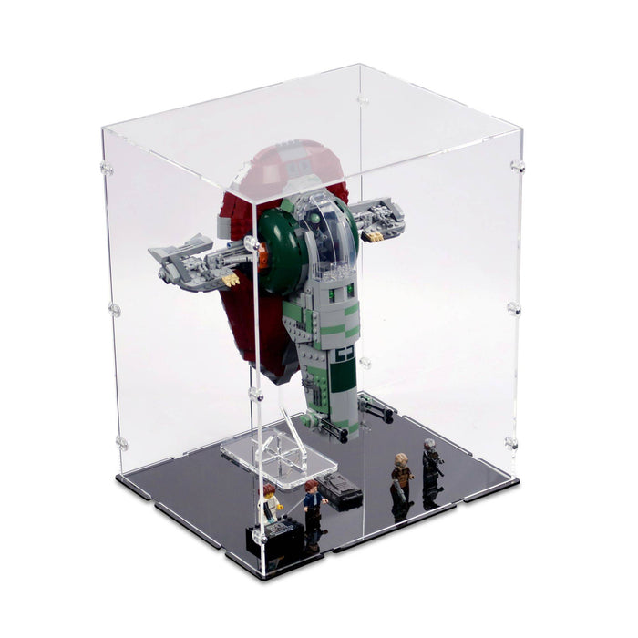 Slave 1 (20th Anniversary Edition) Display Case & Stand for LEGO 75243