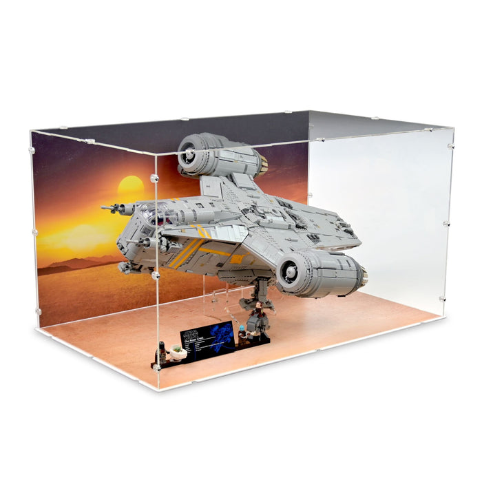 UCS The Razor Crest Display Case (with stand) for LEGO 75331