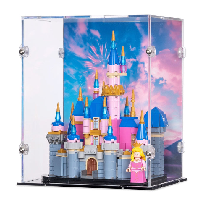 Mini Disney Sleeping Beauty Castle Display Case for LEGO 40720