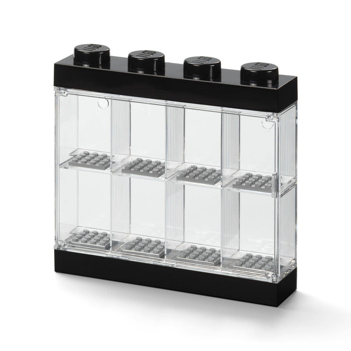 8 LEGO Minifigure Stackable Display Case - Black