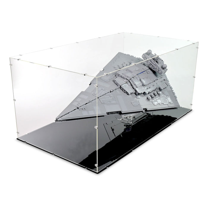 UCS Imperial Star Destroyer (Vertical) Display Case & Stand for LEGO 75252
