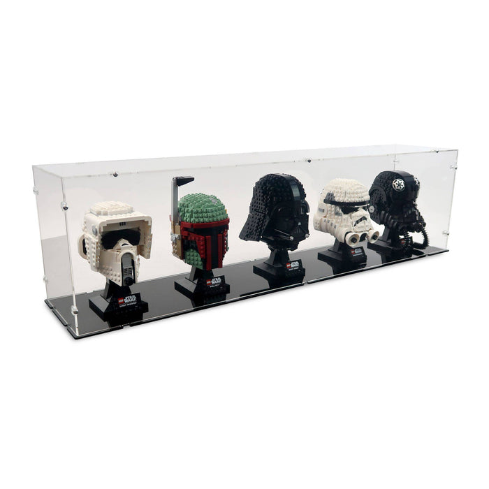 5x Star Wars Helmets Display Case