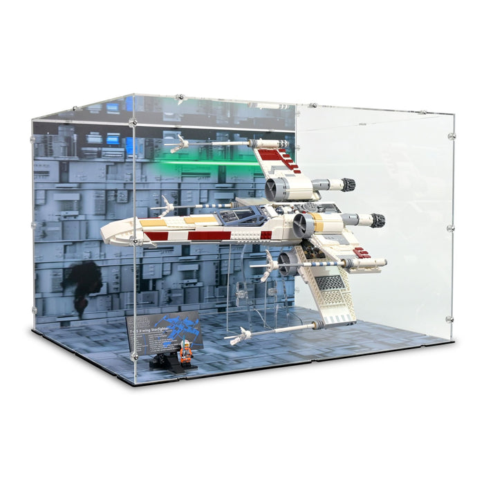 UCS X-Wing Starfighter Horizontal Display Case & Stand for LEGO 75355