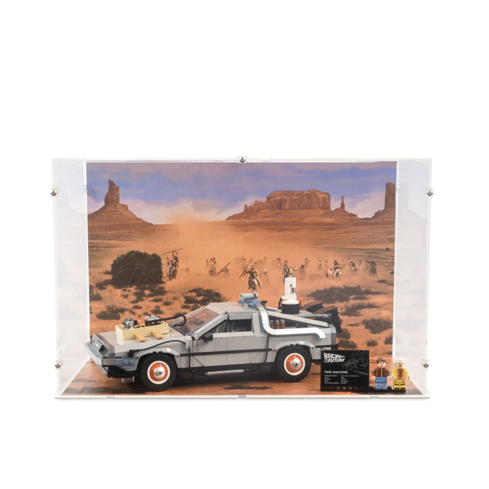Back to the Future Time Machine Display Case for LEGO 10300 (Large)