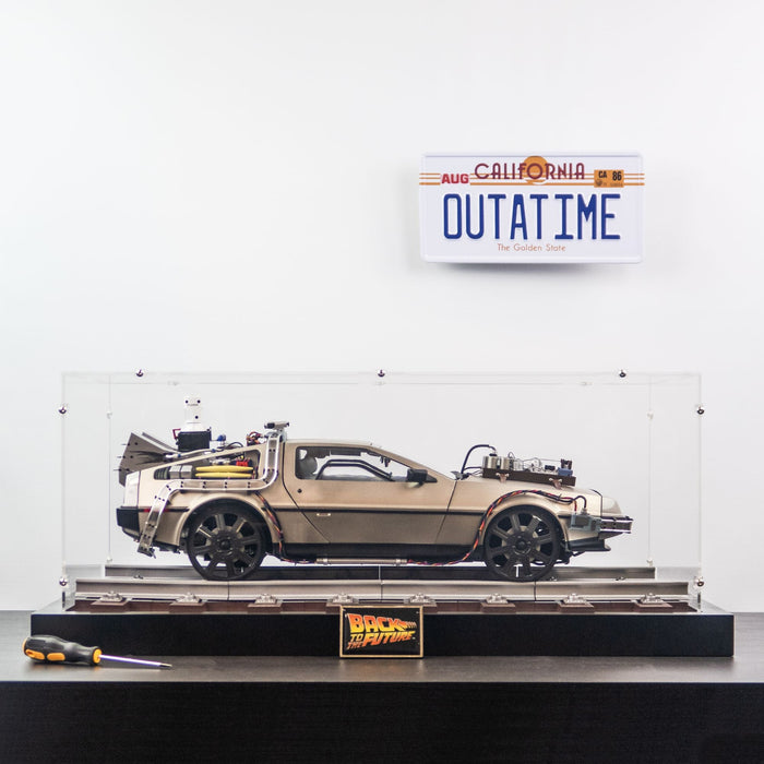 Back to the Future DeLorean Case Cover for Eaglemoss 1/8 Scale