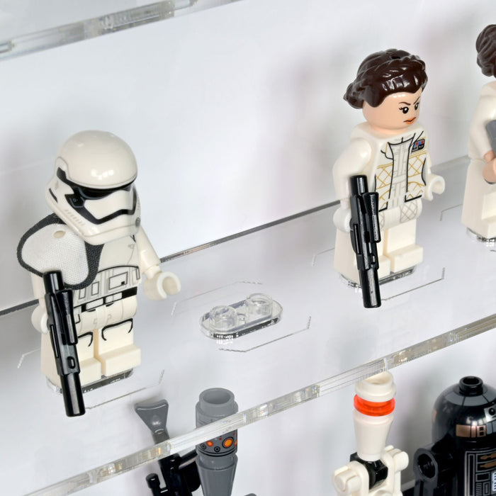 100 LEGO Minifigures Wall Display Case