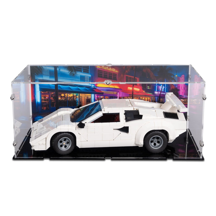 Lamborghini Countach 5000 Quattrovalvole Display Case for LEGO 10337