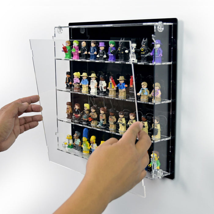 40 LEGO Minifigures Wall Display Case