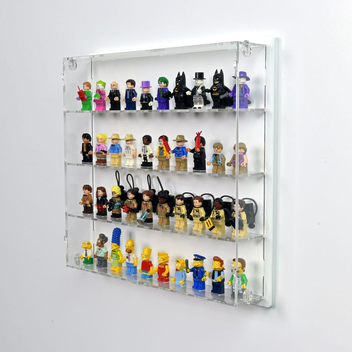 40 LEGO Minifigures Wall Display Case