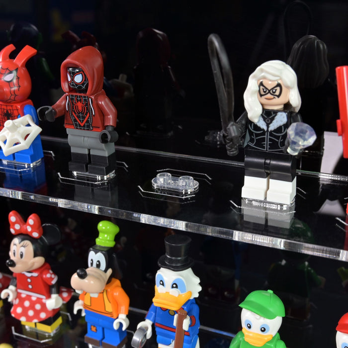 60 LEGO Minifigures Wall Display Case
