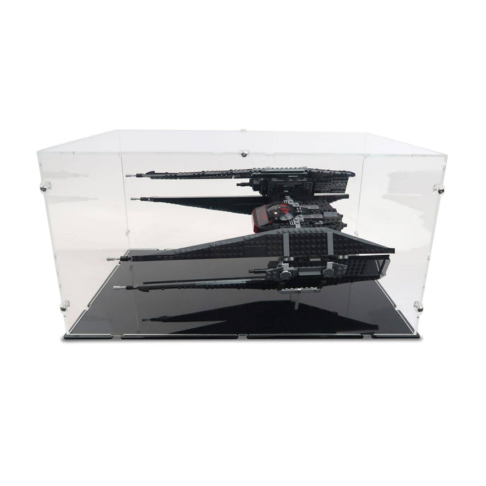 Kylo Ren's TIE Fighter XL Display Case & Stand for LEGO 75179