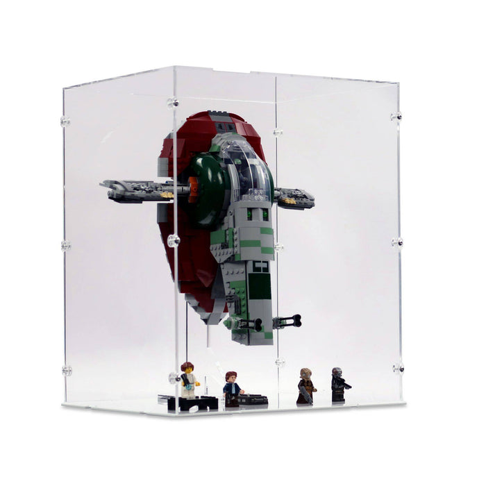 Slave 1 (20th Anniversary Edition) Display Case & Stand for LEGO 75243