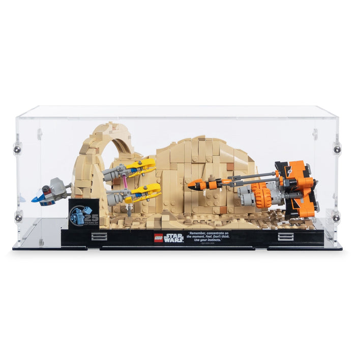 Mos Espa Podrace Diorama Display Case for LEGO 75380