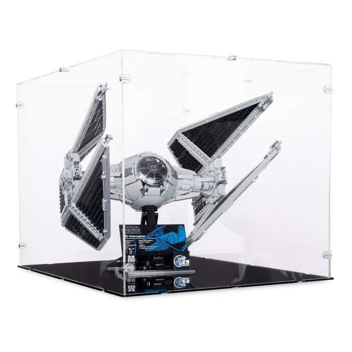UCS TIE Interceptor Display Case for LEGO 75382