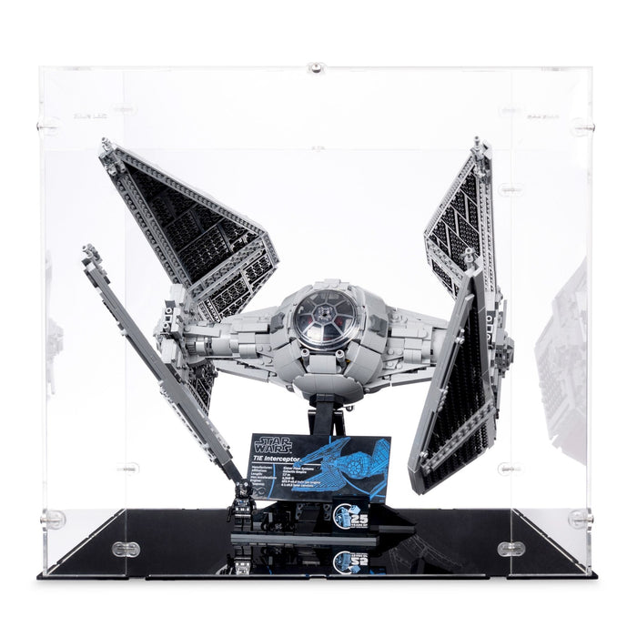 UCS TIE Interceptor Display Case for LEGO 75382
