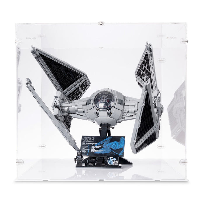 UCS TIE Interceptor Display Case for LEGO 75382