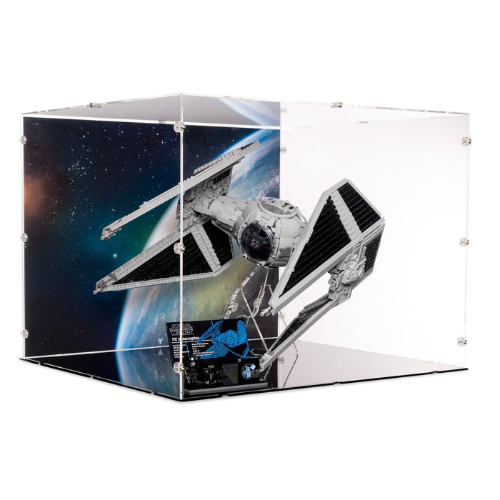 UCS TIE Interceptor XL Display Case & Stand for LEGO 75382
