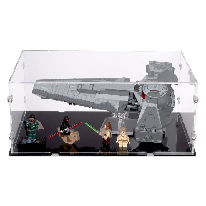 Darth Maul's Sith Infiltrator Display Case And Stand for LEGO 75383