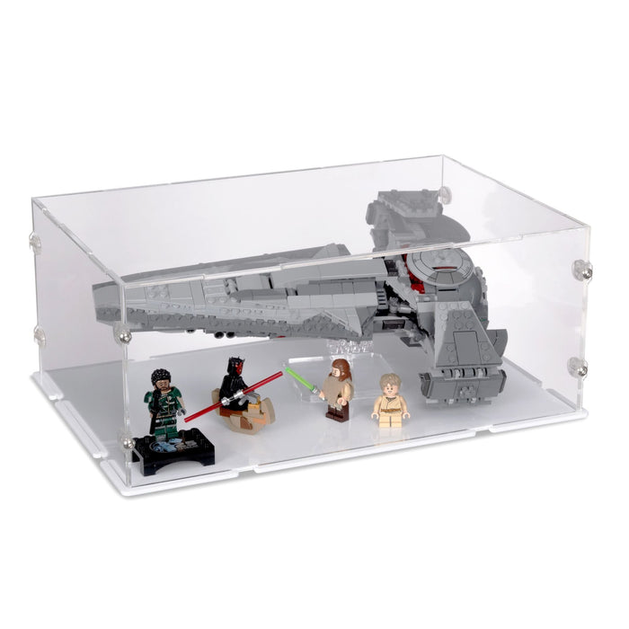 Darth Maul's Sith Infiltrator Display Case And Stand for LEGO 75383