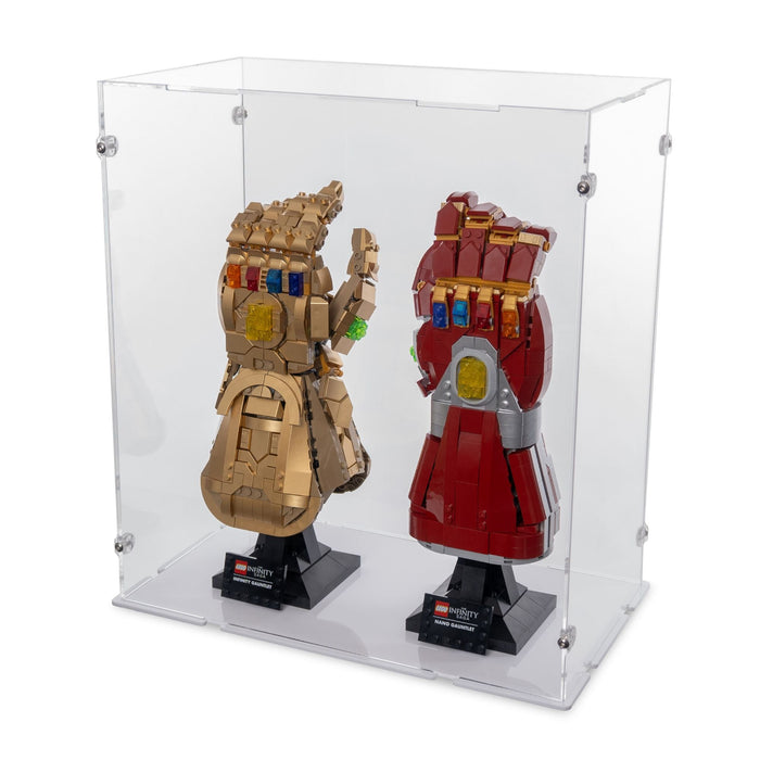 2x Gauntlet Display Case for LEGO 76191 & 76223