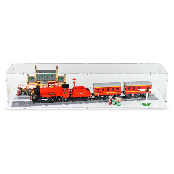 Hogwarts Express & Hogsmeade Station Display Case for LEGO 76423