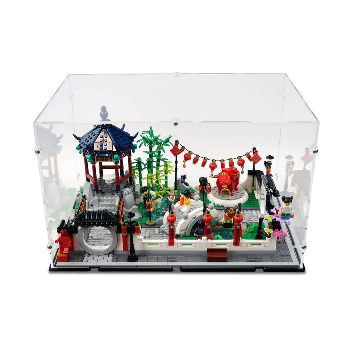 Spring Lantern Festival Display Case for LEGO 80107