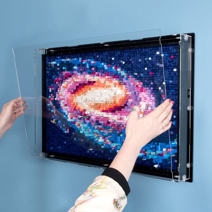 The Milky Way Galaxy Wall Mounted Display Case for LEGO 31212