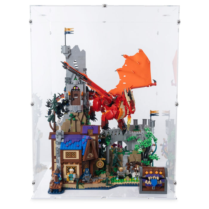 Dungeons & Dragons: Red Dragon's Tale Display Case for LEGO 21348