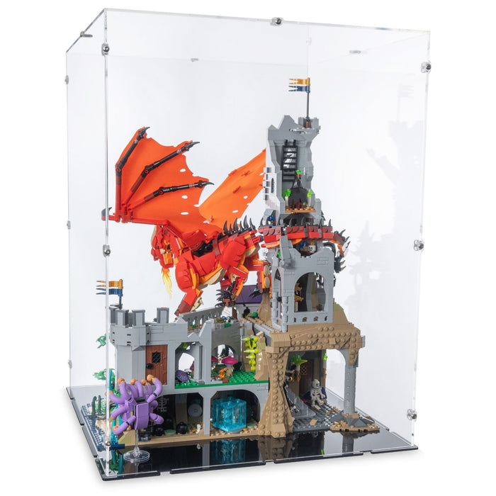 Dungeons & Dragons: Red Dragon's Tale Display Case for LEGO 21348