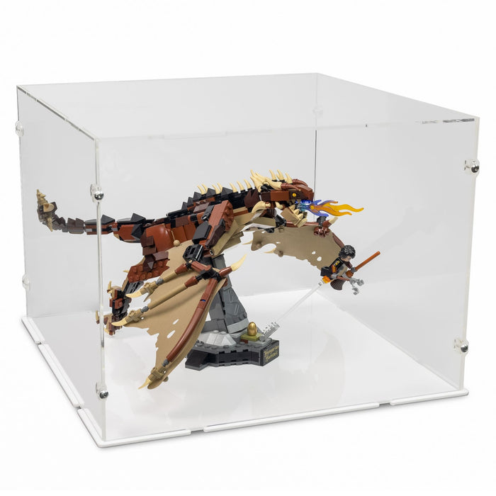 Hungarian Horntail Dragon Display Case for LEGO 76406