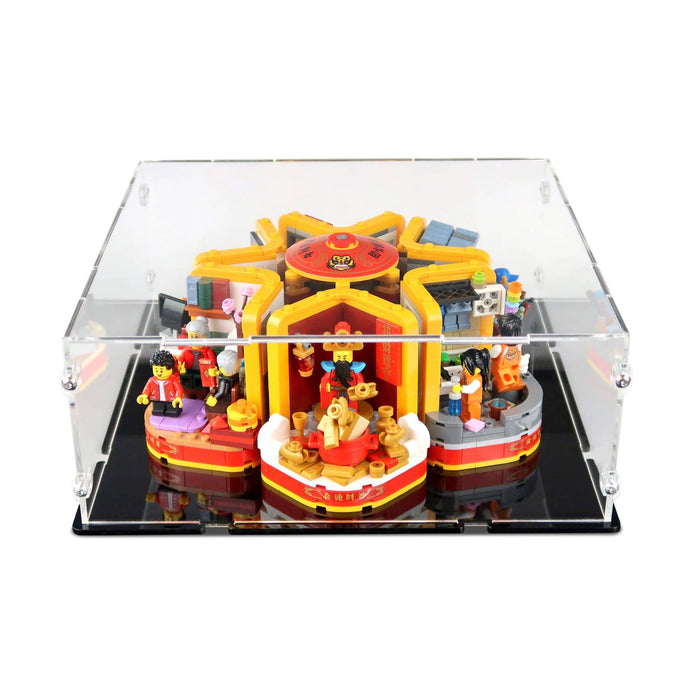 Lunar New Year Traditions Display Case for LEGO 80108