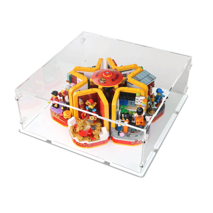 Lunar New Year Traditions Display Case for LEGO 80108