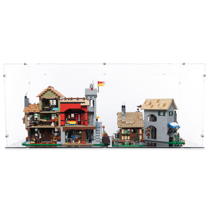 Medieval Town Square Display Case for LEGO 10332