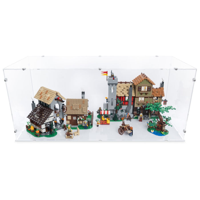 Medieval Town Square Display Case for LEGO 10332