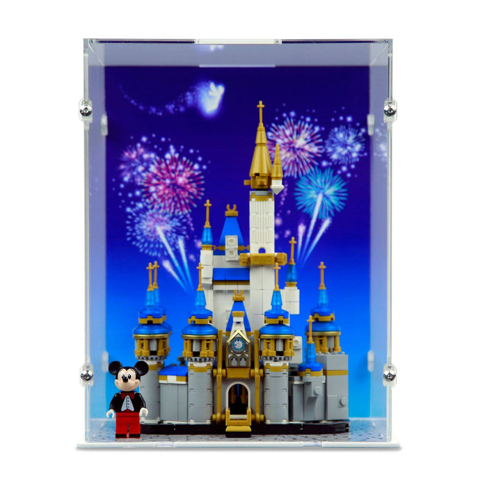 Mini Disney Castle Display Case for LEGO 40478