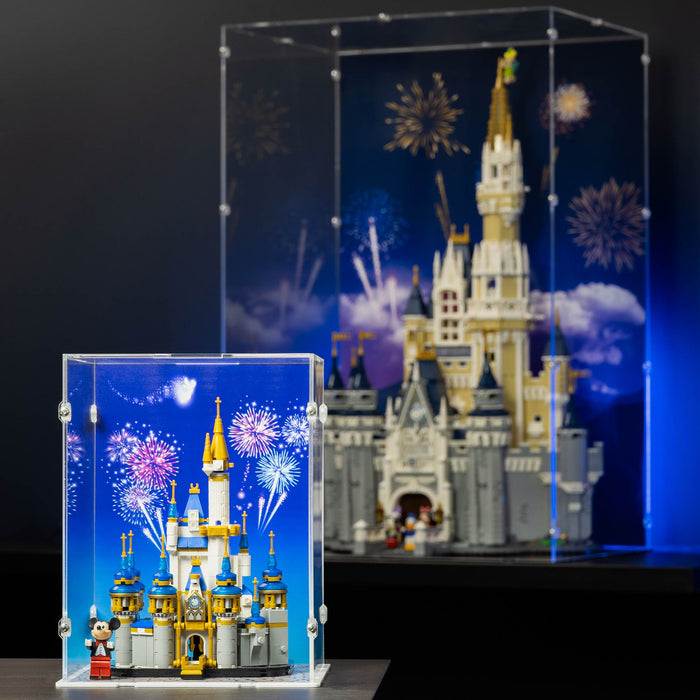 Mini Disney Castle Display Case for LEGO 40478