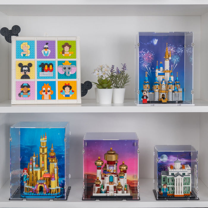 Mini Disney Castle Display Case for LEGO 40478