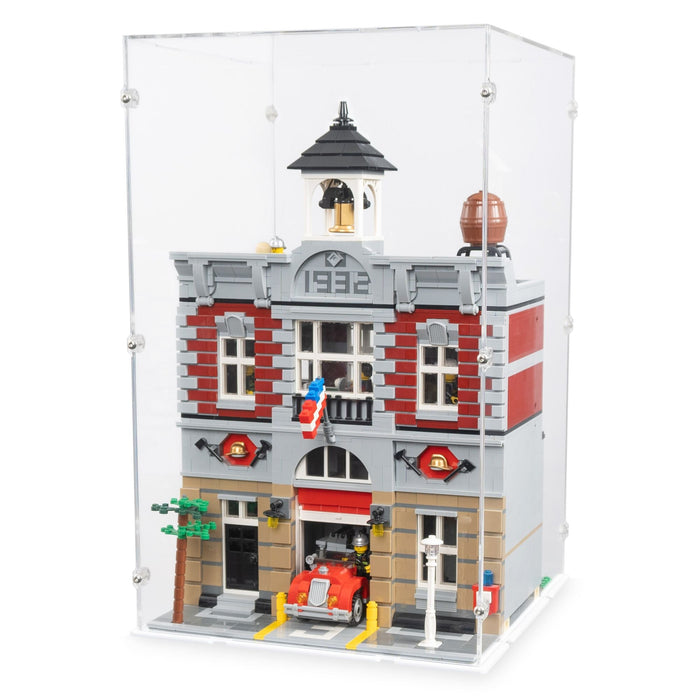 Fire Brigade Display Case for LEGO 10197