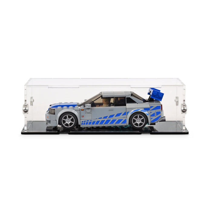 2 Fast 2 Furious Nissan Skyline GT-R (R34) Display Case for LEGO 76917