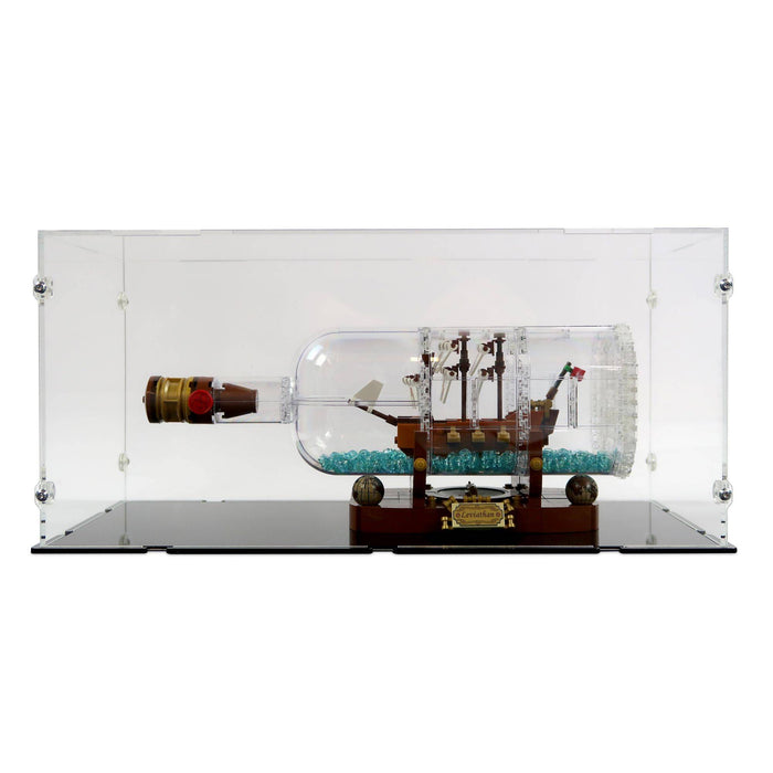 Ship in a Bottle Display Case for LEGO 21313 / 92177