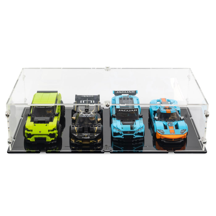 4x LEGO Speed Champions XL Display Case