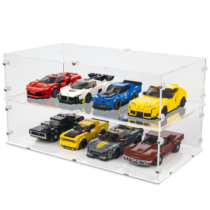 4x LEGO Speed Champions XL Display Case
