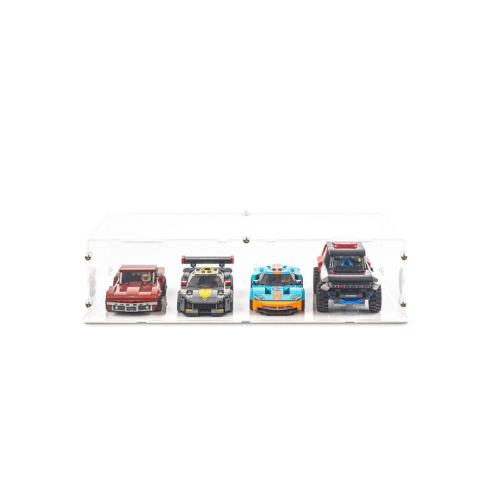 4x LEGO Speed Champions XL Display Case