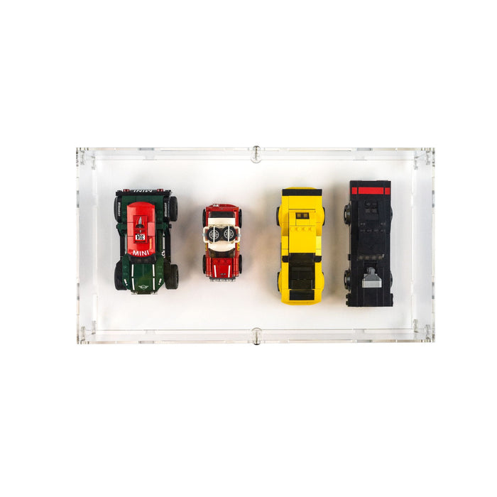 4x LEGO Speed Champions XL Display Case
