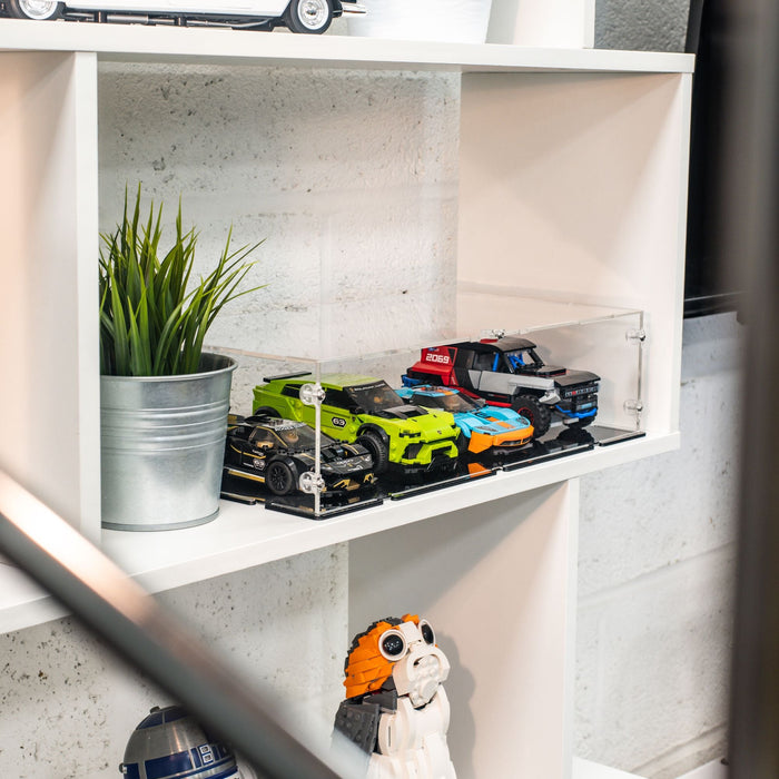 4x LEGO Speed Champions XL Display Case