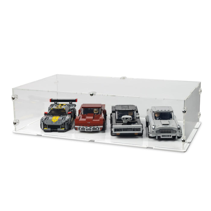 4x LEGO Speed Champions XL Display Case