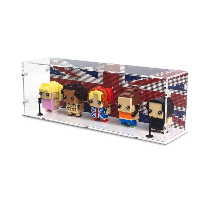 Spice Girls Tribute BrickHeadz Display Case for LEGO 40548