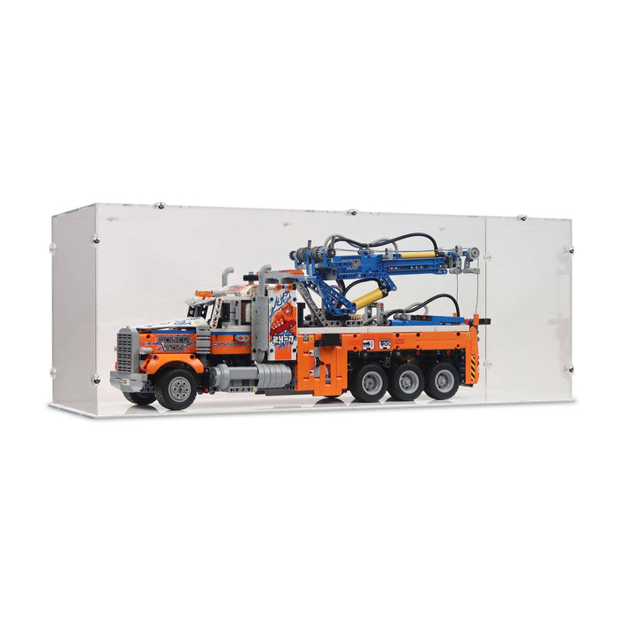 Heavy-duty Tow Truck Display Case for LEGO 42128
