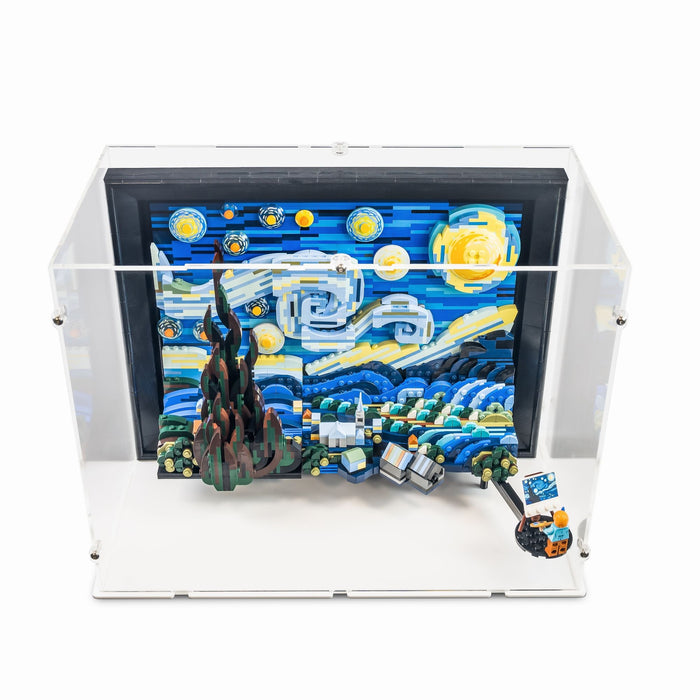 Vincent Van Gogh - The Starry Night Display Case for LEGO 21333