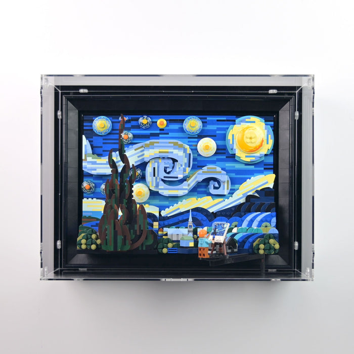 Vincent Van Gogh Wall Mounted Display Case for LEGO 21333
